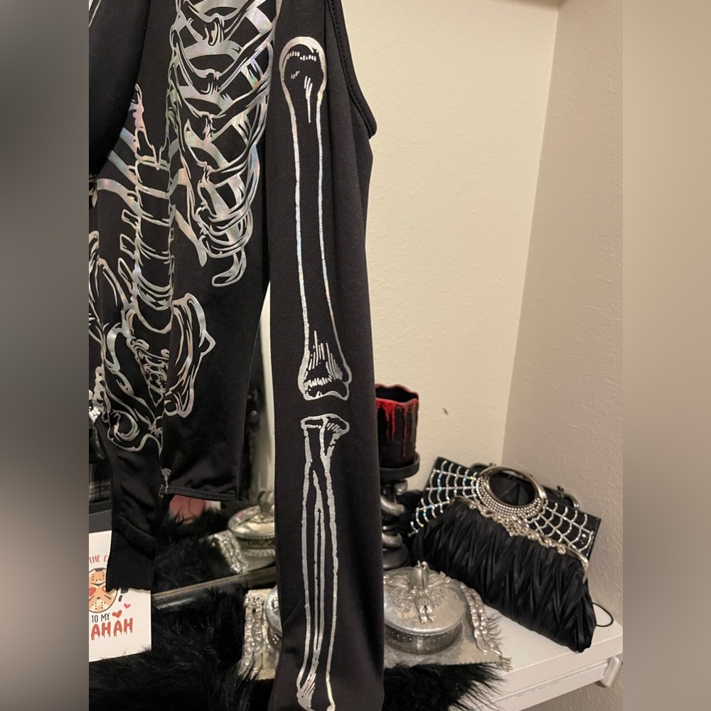 Women’s Small Skeleton Bodysuit - Picture 6 of 8